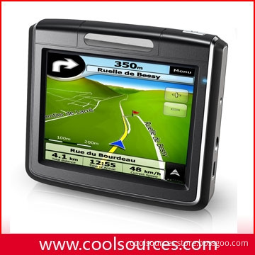 GPS navigation with MP4 / MP3 Player (3.5&quot; TFT LCD)